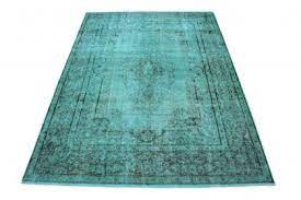 Um lange freude an ihrem vintage teppich. Carpetido Design Vintage Teppich Turkis In 300x220 1001 201107 Carpetido De