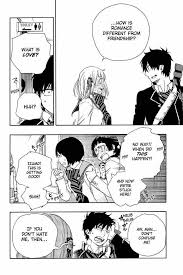 Rin X Shiemi Manga Moment Blueexorcist Blue Exorcist Anime Blue Exorcist Rin Blue Exorcist