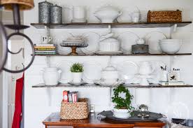 decorating open shelves like a pro