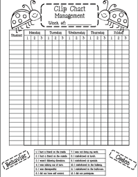 Clipboard Behavior Chart Classroom Management Classroom