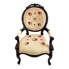 1930s antique needlepoint chair in 2021 antiques lovely antiques victorian chair