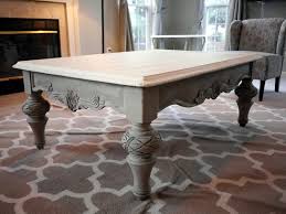 Found This Lovely Coffee Table And Refinished It In Annie Sloan Chalk Paint French Linen And Old White Www Furniture Makeover Painted Coffee Tables Furniture