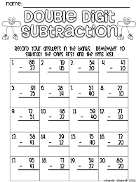 It contains five versions of 3 digit subtraction without regrouping worksheets for grade 2 or class 2 or year 2 students. Pin On Double Digit Addition Subtraction