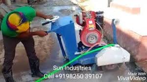 Buy the best and latest 10 hp engine on banggood.com offer the quality 10 hp engine on sale with worldwide free shipping. Groove Cutter With 10 Hp Greaves Diesel Engine Groove Cutter Machine Concrete Cutting Machine Youtube