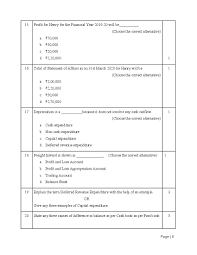 Don't worry, we know the shortest path to overcome it with ease! Cbse Sample Papers 2021 For Class 10 Element Of Book Keeping And Accountancy Aglasem Schools