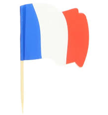 Wie in der verfassung der fünften französischen republik festgehalten, ist die trikolore das offizielle nationalemblem frankreichs. Holzspiesse Flagge Frankreich 65mm 144 Einh
