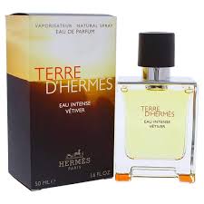 Terre D Hermes Eau Intense Vetiver By Hermes Eau De Parfum Spray For Men In 2020 Eau De Parfum Vetiver Perfume Lover