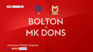 Bolton wanderers vs milton keynes dons's head to head record shows that of the 6 meetings they've had, bolton wanderers has won 2 times and milton keynes dons has won 2 times. 2gkpweqkq 8zrm