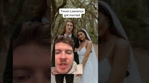 Trevor lawrence's wedding gift registry is online. Trevor Lawrence Got Married To His High School Sweetheart Shorts Youtube