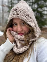 Balaclava Knitting Pattern for Women Knit Balaclava Pattern Hood Pattern  Balabonnet Knit Pattern Winter Bonnet Pattern Chunky Knit Hat Lace