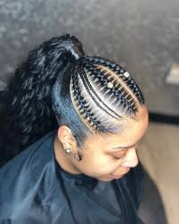 Latest Ghana Weaving Shuku Styles 2019 Hair Ponytail Styles Braided Hairstyles African Braids Hairstyles