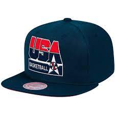 Usa Basketball Mitchell Ness 1992 Dream Team Snapback Hat Navy