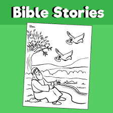 Elijah and the altar coloring page. Elijah And The Ravens Coloring Page 10 Minutes Of Quality Time