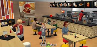 Versión de los sims 4. Around The Sims 4 Custom Content Download Mc Donald S Fast Food Restaurant