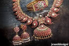 The signature piece has been designed to mirror the beauty and elegance of gold ornaments. Beautiful Antique Temple Jewellery Collection By Nac Jewellers