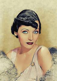 Adrienne Ames, Vintage Actress #2 Painting by Esoterica Art Agency