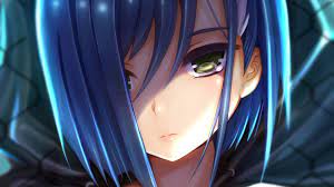 Anime girls anime vocaloid megurine luka gun wings debris falling wallpaper. Anime Girl With Blue Hair Digital Wallpaper Hd Wallpaper Wallpaper Flare