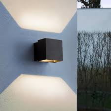 Angle Adjustable Cube Wall Mounted Lighting Simple Metal Waterproof Led Outdoor Lighting In Black Grey White Beautifulhalo Com