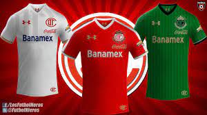 Toluca fc 20/21 standard kit home. Deportivo Toluca Under Armour Kits