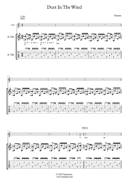 Or put differently, despite the strivings of men, eventually all we do crumbles to the ground, even if we refuse to see. Partitura Guitarra Dust In The Wind Kansas