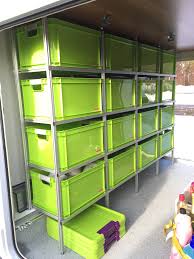 Regale Fur Die Heckgarage Reisemobilhafen Bad Durrheim Garagen Makeover Wohnmobil Stauraum Campingideen