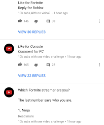 Vote up the best fortnite channels on youtube, and add your favorite fortnite content creators missing from this list. Why Are The Comments On Fortnite Youtube Videos So Bad Fortnitebr
