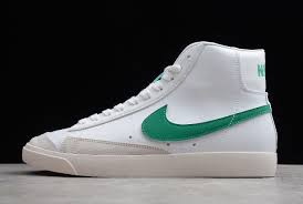 Women S Air Jordan 1 Mid Black University Red White Lucid Green 2019 Nike Blazer Mid 1977 Vintage Lucid Green Sail White Bq6806 300 Nike Blazer Nike Nike Men
