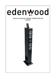 Station Multimedia Sound Tower Slim 5hp 928566 Electro Depot