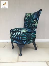 The women i'm featuring today have mad crafting skillz! Gorgeous Retro Vintage Sprung 1950 S Cocktail Chair Boudoir Chair Nursing Chair Reupholstered In Zinc Manilla Fabric Sylvan Hart Vinterior