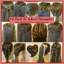 Ponytails are one of the hottest hairstyles in 2020!! 14 Easy Hairstyles For School Compilation 2 Weeks Of Heatless Hair Tutorials Hairstyles For Girls Princess Hairstyles