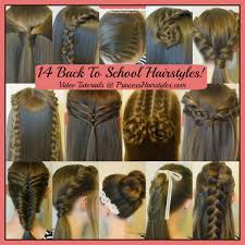 How many times do you wish you could sparkle pretty like a princess? 14 Easy Hairstyles For School Compilation 2 Weeks Of Heatless Hair Tutorials Hairstyles For Girls Princess Hairstyles