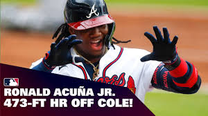 Of all the tickets written on nl mvp at betmgm, acuña accounts for 10.6 percent of them (soto is the only one higher at 13.6 percent). Ronald Acuna Jr Destroys Baseball 473 Feet Off Gerrit Cole Youtube