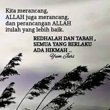Yakin je, allah punya cara yg tak pernah kita duga, percaya je dgn allah. Facebook