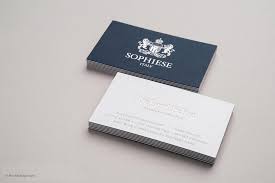 Fancy Custom Navy Blue and White Duplex Business Card with Foil Stamping |  Sophiese | RockDesign.com