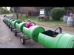 Y2outube Tractor Trailers Kids Training Train Rides