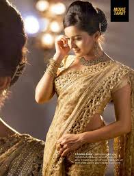 Its Golden Color Probably Acceptable In Catholic Weddings Christian Wedding Sarees Christian Bridal Saree Saree Wedding