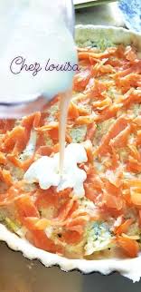 Quiche Au Saumon Fume Et Aux Poireaux Le Blog De Lacuisinelouisa Quiche Saumon Fume Quiche Saumon Saumon Fume