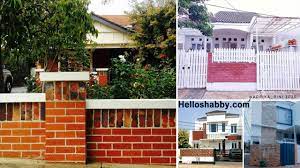 60+ model pagar rumah minimalis terbaru (besi, batu alam dan kayu) ☀ contoh desain pagar rumah minimalis modern dengan gaya klasik dan cantik baik model geser maupun dorong. 6 Ide Pagar Batu Bata Keren Untuk Rumah Masa Kini Helloshabby Com Interior And Exterior Solutions