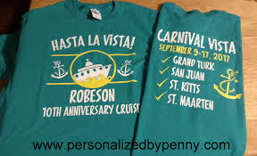 Cruise Family Or Group Shirts With Your Choice Of Colors And A Custom Design 1 Or 2 Sides Family Cruise Shirts Group Cruise Shirts Cruise Shirts Funny