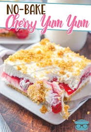 Serve with any dessert or use as a. No Bake Cherry Yum Yum Video The Country Cook