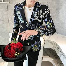 Check spelling or type a new query. 2019 Fancy Floral Mens Blazer Mens Suits Costume Homme Taille Ternos Masculinos Slim Fit Vintage Flowers Printed Blazers Men 3xl Buy At The Price Of 34 20 In Aliexpress Com Imall Com