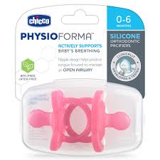 Physioforma Soft Silicone Pacifier Clear 0 6m Chicco