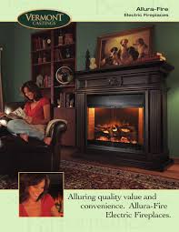 Inspire electric fireplace 1 year warranty for vermont castings electric fireplace basic warranty: Vermont Castings Allura Fire Electric Fireplaces Ef26 Specifications Pdf Download Manualslib