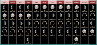 Luna nueva 10 julio 01:16 utc. Guia De Embarazo Calendario Lunar 2020 Tips De Madre