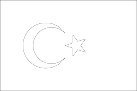 The flag is often called al bayrak (the red flag), and is referred to as al sancak (the red banner) in the turkish national anthem. Coloring Page For The Flag Of Turkey