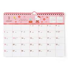 All of the printable calendars for 2021 at botanical paperworks include a cover page and separate pages for each month of the year. Japanese Calendar Hello Kitty A4 Wall Calendar L 2020 Sanrio 4901610450130 Amazon Com Books