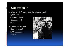 Challenge them to a trivia party! Pop Rock Music Quiz English Esl Powerpoints For Distance Learning And Physical Classrooms