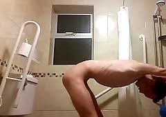 When i got there i had a quick look around and saw that his bedroom door was open and his girlfriend (25) was sleeping. Skinny Gay Porn