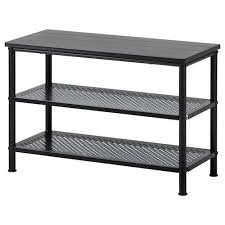 Pinnig Bank Mit Schuhablage Schwarz Ikea Deutschland Bench With Shoe Storage Shoe Storage Ikea
