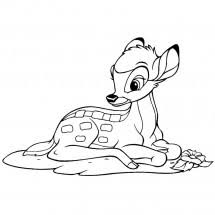 Aladdin, sleeping beauty, pocahontas, mulan, cars or bagnoles, rapunzel, the snow queen. Bambi Coloring Pages Free Printable Coloring Pages